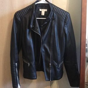 H&M Faux Leather Jacket, US 8